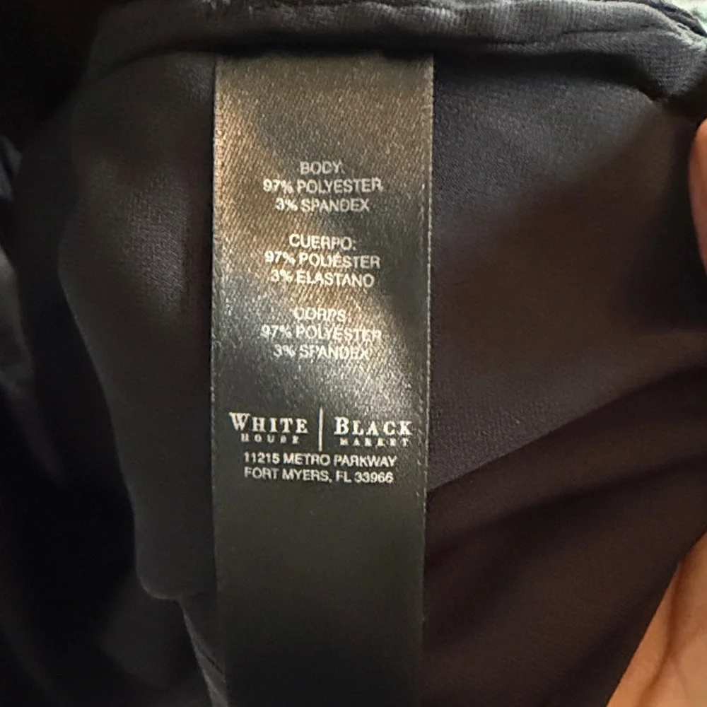 White House Black Market chic black